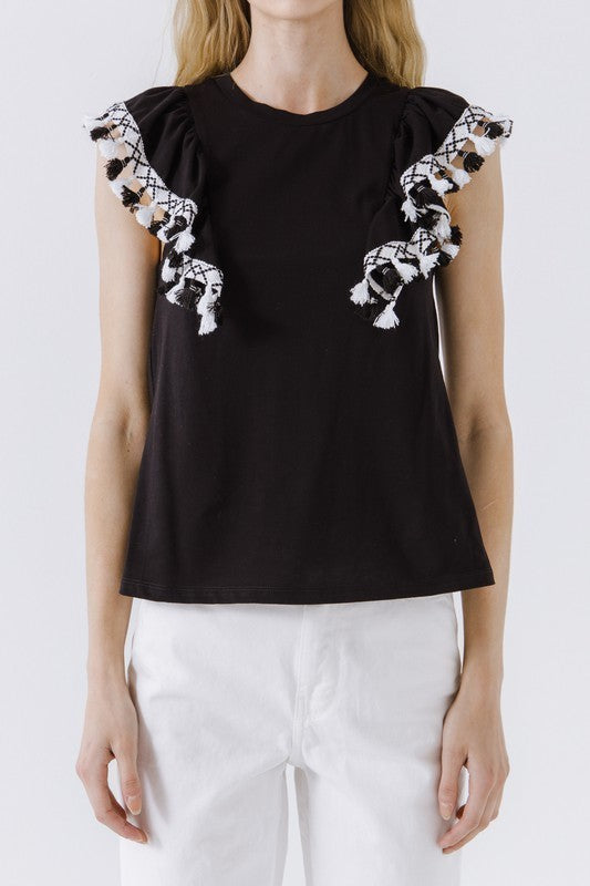 Tassel Detail Top