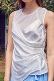 Front Wrap Detail Top