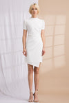 Mock Neck Midi Dress