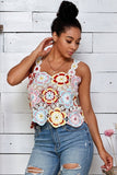 Eyelet Crochet Top