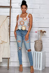Eyelet Crochet Top