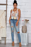 Eyelet Crochet Top