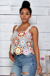 Eyelet Crochet Top