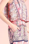 Kaleidoscope Paisley High Neck Romper