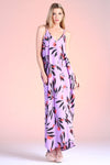 Havana Fern Print Cocoon Maxi Dress (Pick Color)