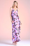 Havana Fern Print Cocoon Maxi Dress (Pick Color)