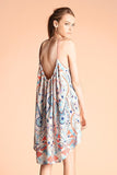 Jewel Medallion High Low Dress