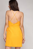 Wrapped Layered Short Dress