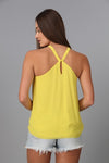 Surplice Crisscross Neck Top