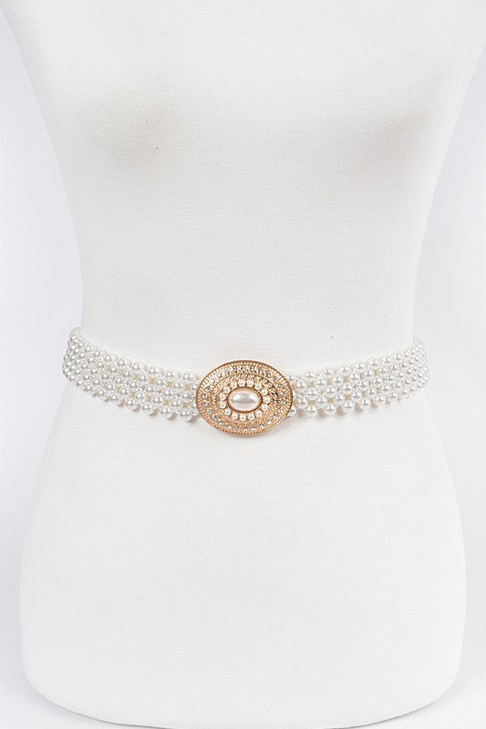 Elastic Pearl Belt