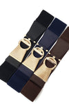 Circle Gold Metal Hook Elastic Belt (Pick Color)