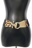 Circle Gold Metal Hook Elastic Belt (Pick Color)
