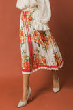 Floral Printed Midi Skirt (Pick)