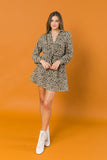 Printed Shirt Dress