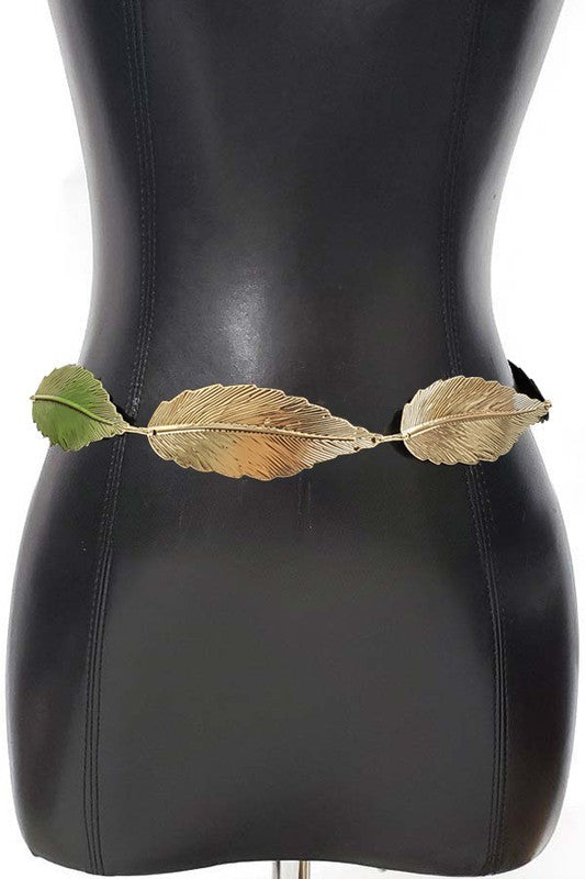 Leaf Buckle Chain BELT