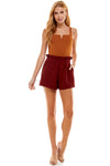Sleeveless Camel Bodysuit