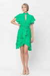 Ruching Detail Mini Dress