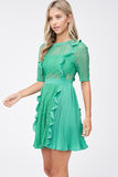 Ruffle Short Dress