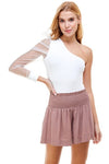 Knit One Shoulder Bodysuit