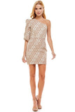 Asymmetrical One Shoulder Dress