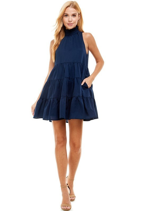 Multi Tiered Sleeveless Dress