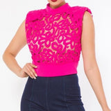 Crochet Fashion Crop Top (Pick Color)