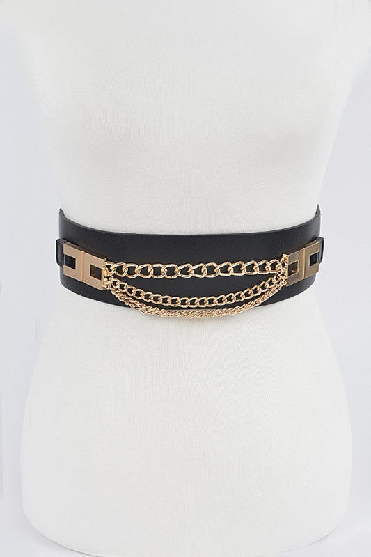 Multi Layered Chain Elastic Belt (Pick Color)