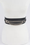 Multi Layered Chain Elastic Belt (Pick Color)