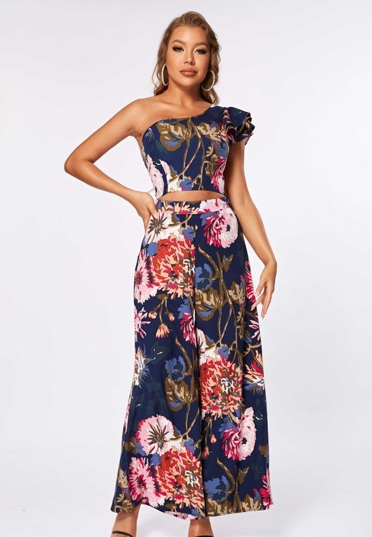Floral Palazzo & Top Set