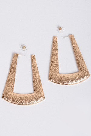 Elegant Metal Earrings (Pick Color)