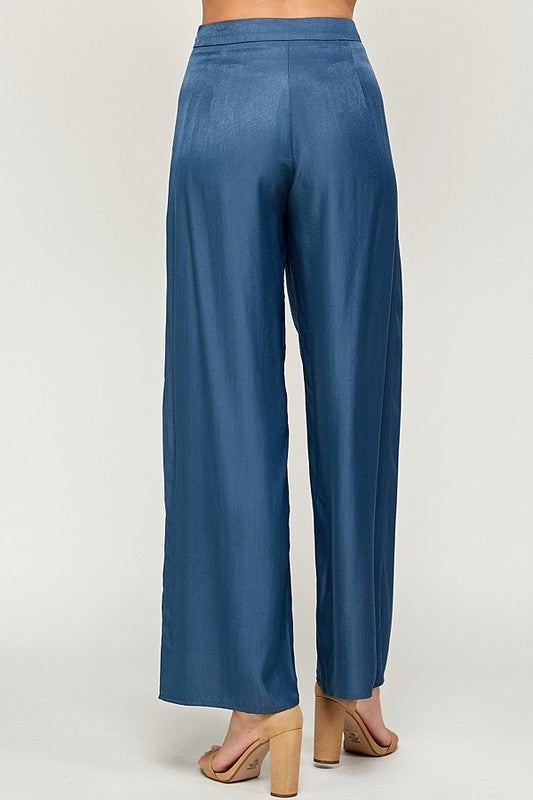 High-Waisted Flowy Wide Leg Pants