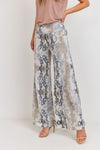 Snake Print Palazzo