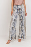 Snake Print Palazzo