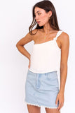 One Shoulder Bodysuit (Pick Color)
