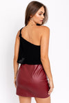 One Shoulder Bodysuit (Pick Color)