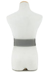 Cut out PU Braided Elastic Belt
