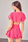 Wrap Side Tie Romper