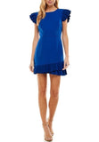 Asymmetrical Ruffle Hem Dress