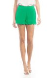 Scalloped Hem Shorts (Pick Color)