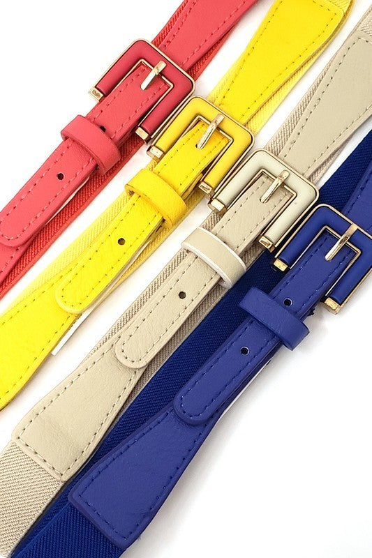 Skinny Simple Modern Elastic Bel
