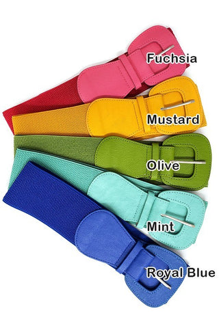 Simply Modern Style Elastic Belt (Pick Color)