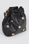 Studded Buckle Bag (Pick Color)