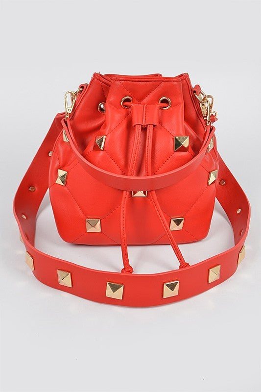 Studded Buckle Bag (Pick Color)