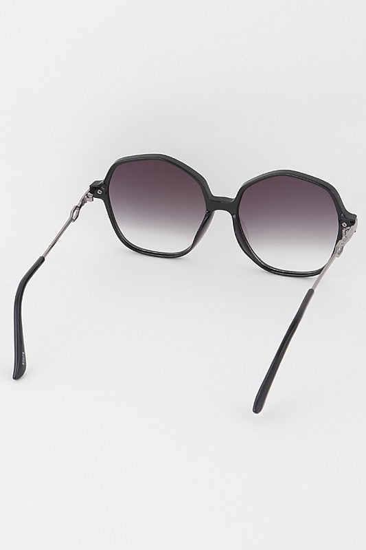 Thin Framed Geometric Sunglasses (Pick Color)