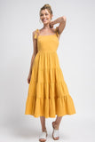 Mustard Midi Dress