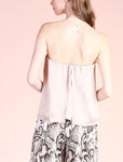 Satin Strapless Top