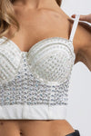 Cropped Bustier Corset Top