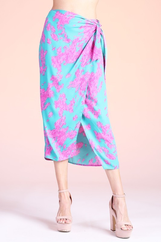 Floral Wrap Midi S