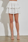 Ruffle Detail Trim Skirt