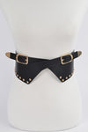Studded Multi Metal Waist Belt